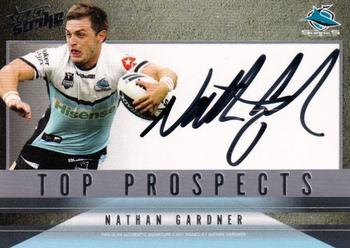 2011 NRL Strike - Top Prospects Signatures #TP4 Nathan Gardner Front